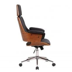 Studio Copenhagen Fauteuil de direction Zevia - Noir / Noyer -Chaises Soldes 1000176736 190614 12073100212 GALLERYIMAGES P000000001000176736