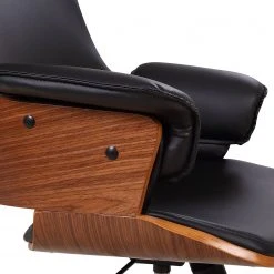 Studio Copenhagen Fauteuil de direction Zevia - Noir / Noyer -Chaises Soldes 1000176736 190614 12073200215 GALLERYIMAGES P000000001000176736