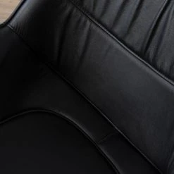 Studio Copenhagen Chaise de salle à manger Balimo - Cuir véritable / Métal - Noir -Chaises Soldes 1000176738 190614 12073500236 GALLERYIMAGES P000000001000176738