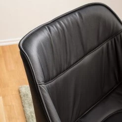 Studio Copenhagen Chaise de salle à manger Balimo - Cuir véritable / Métal - Noir -Chaises Soldes 1000176738 200615 06104600005 DETAILS P000000001000176738