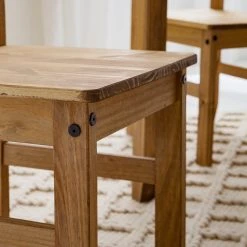 Maison Belfort Chaises Finca Rustica (lot de 2) - Pin massif - Epicéa naturel -Chaises Soldes 1000178031 200529 06234800022 DETAILS P000000001000178031