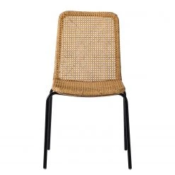 Ars manufacti Chaise Vina II - Rotin / Métal - Rotin / Noir -Chaises Soldes 1000178082 200225 13061300030 DETAILS P000000001000178082