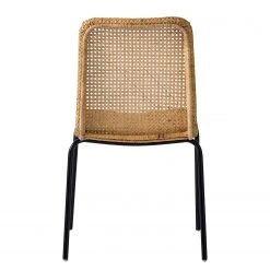 Ars manufacti Chaise Vina II - Rotin / Métal - Rotin / Noir -Chaises Soldes 1000178082 200225 13061300032 DETAILS P000000001000178082