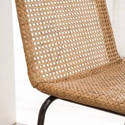 Ars manufacti Chaise Vina II - Rotin / Métal - Rotin / Noir -Chaises Soldes 1000178082 200428 12090300002 DETAILS P000000001000178082