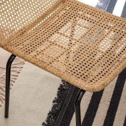 Ars manufacti Chaise Vina II - Rotin / Métal - Rotin / Noir -Chaises Soldes 1000178082 200428 12090400003 DETAILS P000000001000178082