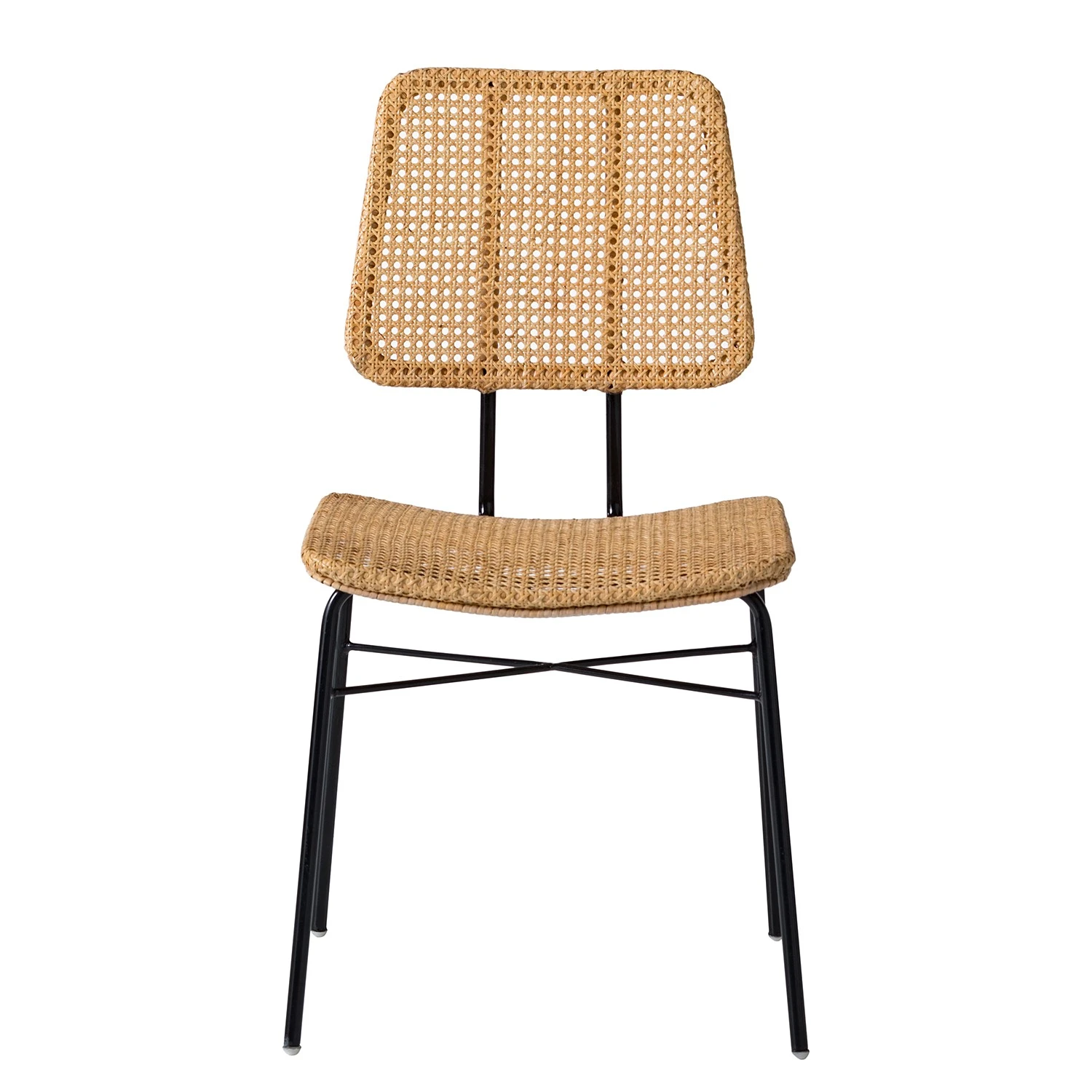Ars manufacti Chaise Vina I - Rotin / Métal - Rotin / Noir 6 Ars manufacti Chaise Vina I - Rotin / Métal - Rotin / Noir – Image 4