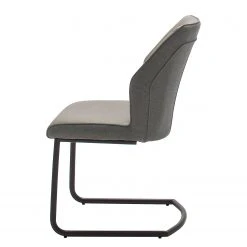 Fredriks Chaises cantilever Macapa (lot de 2) - Imitation cuir / Tissé à plat - Noir - Gris 9 Fredriks Chaises cantilever Macapa (lot de 2) - Imitation cuir / Tissé à plat - Noir - Gris -Chaises Soldes 1000179034 190725 10291900124 DETAILS P000000001000179034