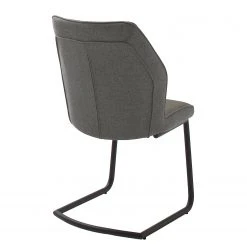 Fredriks Chaises cantilever Macapa (lot de 2) - Imitation cuir / Tissé à plat - Noir - Gris 10 Fredriks Chaises cantilever Macapa (lot de 2) - Imitation cuir / Tissé à plat - Noir - Gris -Chaises Soldes 1000179034 190725 10291900125 DETAILS P000000001000179034