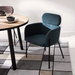 Mørteens Chaises à accoudoirs Menly - Tissu / Métal - Noir - Bleu Gris 18 Mørteens Chaises à accoudoirs Menly - Tissu / Métal - Noir - Bleu Gris -Chaises Soldes 1000179462 200122 12294700023 MOOD DETAILS P000000001000179462 mood