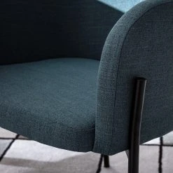 Mørteens Chaises à accoudoirs Menly - Tissu / Métal - Noir - Bleu Gris 25 Mørteens Chaises à accoudoirs Menly - Tissu / Métal - Noir - Bleu Gris -Chaises Soldes 1000179462 200122 12294700025 DETAILS P000000001000179462