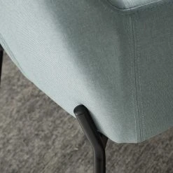 Mørteens Chaises à accoudoirs Mehle - Tissu / Métal - Noir - Vert menthe -Chaises Soldes 1000179473 200310 11380700051 DETAILS P000000001000179473