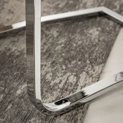 Fredriks Chaises cantilever Nevia I - Imitation cuir / Métal - Chrome - Cuir synthétique Aleli: Créme - Lot de 2 -Chaises Soldes 1000183823 200206 06303500058 DETAILS P000000001000183823