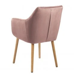 Mørteens Chaises à accoudoirs Nicholas VI - Velours / Chêne massif - 1 chaise -Chaises Soldes 1000183898 190911 16492300003 DETAILS P000000001000183898