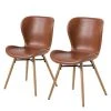 Mørteens Chaises Livaras IV - Imitation cuir / Chêne massif - Marron vintage - Lot de 2 2 Mørteens Chaises Livaras IV - Imitation cuir / Chêne massif - Marron vintage - Lot de 2 -Chaises Soldes 1000183907 190911 16492400042 IMAGE P000000001000183907