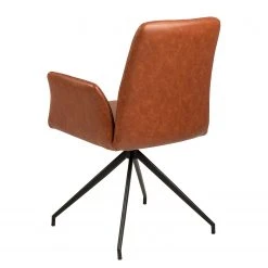 Fredriks Chaise à accoudoirs Mailly II - rotatif - Imitation cuir / Acier - Marron / Noir 17 Fredriks Chaise à accoudoirs Mailly II - rotatif - Imitation cuir / Acier - Marron / Noir -Chaises Soldes 1000184099 200706 13401000002 DETAILS P000000001000184099