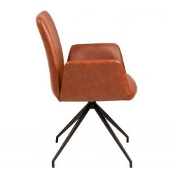 Fredriks Chaise à accoudoirs Mailly II - rotatif - Imitation cuir / Acier - Marron / Noir 15 Fredriks Chaise à accoudoirs Mailly II - rotatif - Imitation cuir / Acier - Marron / Noir -Chaises Soldes 1000184099 200706 13401100003 DETAILS P000000001000184099