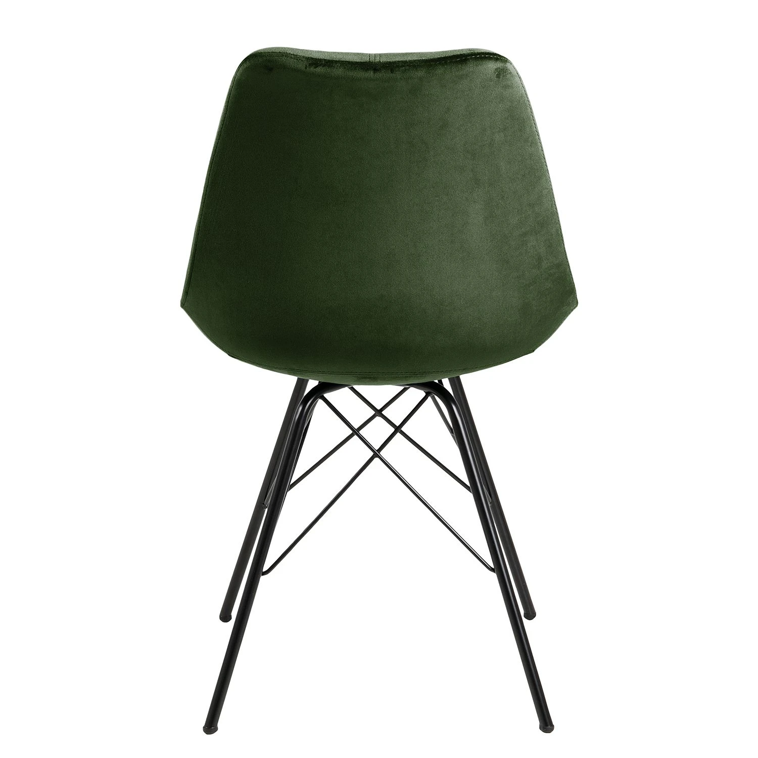 Fredriks Chaises Bonito (lot de 2) - Velours / Fer - Noir - Vert olive 6 Fredriks Chaises Bonito (lot de 2) - Velours / Fer - Noir - Vert olive – Image 4