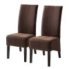 Ars Natura Chaises Julio (lot de 2) - Imitation cuir / Rotin - Marron vintage / Marron clair chiné 1 Ars Natura Chaises Julio (lot de 2) - Imitation cuir / Rotin - Marron vintage / Marron clair chiné -Chaises Soldes 1000184166 200317 14454300001 IMAGE P000000001000184166