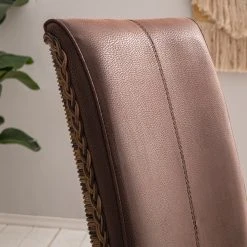 Ars Natura Chaises Julio (lot de 2) - Imitation cuir / Rotin - Marron vintage / Marron clair chiné 25 Ars Natura Chaises Julio (lot de 2) - Imitation cuir / Rotin - Marron vintage / Marron clair chiné -Chaises Soldes 1000184166 200317 14454900012 DETAILS P000000001000184166