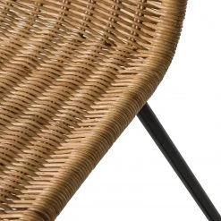 Ars manufacti Chaises Vuna (lot de 2) - Rotin / Métal - Rotin naturel / Noir 21 Ars manufacti Chaises Vuna (lot de 2) - Rotin / Métal - Rotin naturel / Noir -Chaises Soldes 1000184175 200206 10111400025 DETAILS P000000001000184175