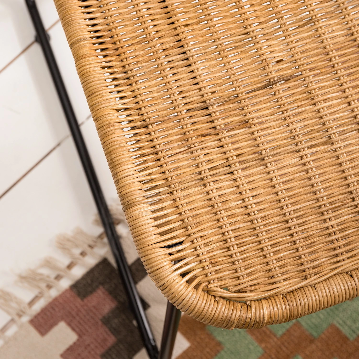 Ars manufacti Chaises Vuna (lot de 2) - Rotin / Métal - Rotin naturel / Noir 15 Ars manufacti Chaises Vuna (lot de 2) - Rotin / Métal - Rotin naturel / Noir – Image 13