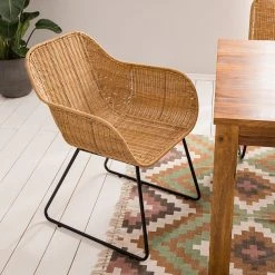 Ars manufacti Chaises à accoudoirs Vuna - Rotin / Métal - Rotin naturel / Noir 17 Ars manufacti Chaises à accoudoirs Vuna - Rotin / Métal - Rotin naturel / Noir -Chaises Soldes 1000184178 200317 14455700028 MOOD DETAILS P000000001000184178 mood