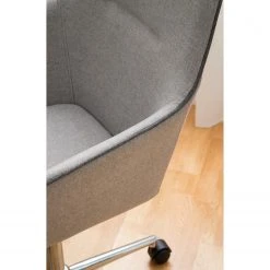 Fredriks Chaise de bureau pivotante Skabu - Tissu / Métal - Chrome - Gris 28 Fredriks Chaise de bureau pivotante Skabu - Tissu / Métal - Chrome - Gris -Chaises Soldes 1000184188 200909 06272900004 DETAILS P000000001000184188