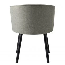 Mørteens Chaise capitonnée Sollia - Tissu / Hêtre massif - Noir - Gris -Chaises Soldes 1000184194 200207 09401200057 DETAILS P000000001000184194