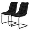 Loftscape Chaise cantilever Seline - Microfibre/ Acier - Noir - Noir - Lot de 2 1 Loftscape Chaise cantilever Seline - Microfibre/ Acier - Noir - Noir - Lot de 2 -Chaises Soldes 1000184863 190826 17314500035 IMAGE P000000001000184863