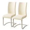 Fredriks Chaises Marco - Cuir Gyda: Créme - Lot de 2 2 Fredriks Chaises Marco - Cuir Gyda: Créme - Lot de 2 -Chaises Soldes 1000188905 201021 10352000186 IMAGE P000000001000188905
