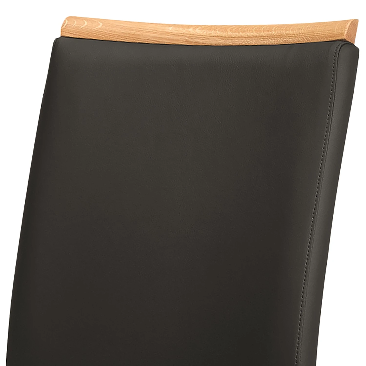 Schösswender Chaises Nora (lot de 2) - Cuir véritable / Chêne sauvage massif - Noir 4 Schösswender Chaises Nora (lot de 2) - Cuir véritable / Chêne sauvage massif - Noir – Image 2