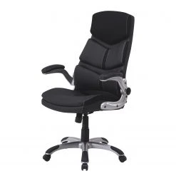 Fredriks Fauteuil de direction Bigbee - Imitation cuir - Noir