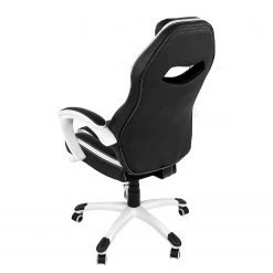 Furnitive Gaming Chair Meon - Imitation cuir / Matière plastique - Noir / Blanc mat -Chaises Soldes 1000196340 191220 12361100015 DETAILS P000000001000196340