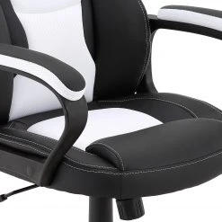 Furnitive Chaise gamer Murol - Imitation cuir et mesh / Matière plastique - Blanc / Noir 9 Furnitive Chaise gamer Murol - Imitation cuir et mesh / Matière plastique - Blanc / Noir -Chaises Soldes 1000196355 191220 12361300074 DETAILS P000000001000196355