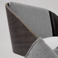 Norrwood Chaise capitonnée Zempin - Tissu / Métal - Imitation noyer - Gris clair 12 Norrwood Chaise capitonnée Zempin - Tissu / Métal - Imitation noyer - Gris clair -Chaises Soldes 1000200199 200206 07392400005 DETAILS P000000001000200199