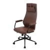 Ars manufacti Chaise de bureau Byram - Microfibre / Métal - Marron vintage / Noir mat 2 Ars manufacti Chaise de bureau Byram - Microfibre / Métal - Marron vintage / Noir mat -Chaises Soldes 1000201105 200206 10591300009 IMAGE P000000001000201105