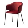 Mørteens Chaise à accoudoirs Koloa I - Velours / Acier - Bordeaux / Noir 2 Mørteens Chaise à accoudoirs Koloa I - Velours / Acier - Bordeaux / Noir -Chaises Soldes 1000205088 201105 13560500025 IMAGE P000000001000205088