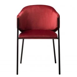 Mørteens Chaise à accoudoirs Koloa I - Velours / Acier - Bordeaux / Noir 20 Mørteens Chaise à accoudoirs Koloa I - Velours / Acier - Bordeaux / Noir -Chaises Soldes 1000205088 201105 13560700026 DETAILS P000000001000205088