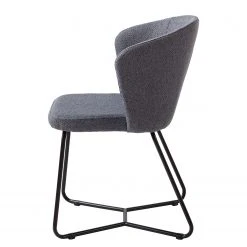 Mørteens Chaises à accoudoirs Tulia - Tissu / Acier - Gris foncé / Noir 22 Mørteens Chaises à accoudoirs Tulia - Tissu / Acier - Gris foncé / Noir -Chaises Soldes 1000205089 201013 18330200003 DETAILS P000000001000205089