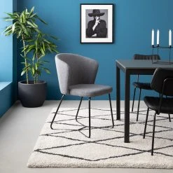 Mørteens Chaises à accoudoirs Tulia - Tissu / Acier - Gris foncé / Noir 25 Mørteens Chaises à accoudoirs Tulia - Tissu / Acier - Gris foncé / Noir -Chaises Soldes 1000205089 201130 09444900001 MOOD DETAILS P000000001000205089 mood