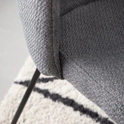 Mørteens Chaises à accoudoirs Tulia - Tissu / Acier - Gris foncé / Noir 29 Mørteens Chaises à accoudoirs Tulia - Tissu / Acier - Gris foncé / Noir -Chaises Soldes 1000205089 201130 09444900005 DETAILS P000000001000205089