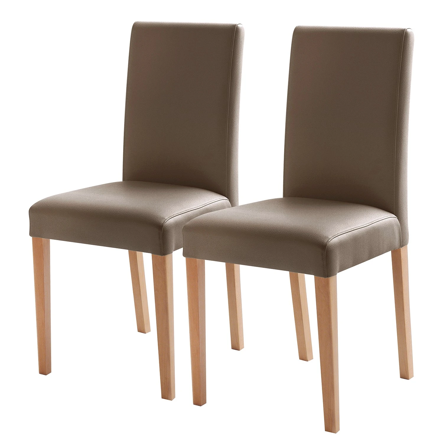 Ars Natura Chaises Flen (lot de 2) - Cappuccino - Hêtre clair 3 Ars Natura Chaises Flen (lot de 2) - Cappuccino - Hêtre clair