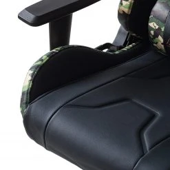 Furnitive Chaise gamer mcRacing N51 - Imitation cuir / Matière plastique - Noir / Camouflage -Chaises Soldes 1000207826 201009 06321400043 DETAILS P000000001000207826