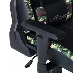 Furnitive Chaise gamer mcRacing N51 - Imitation cuir / Matière plastique - Noir / Camouflage -Chaises Soldes 1000207826 201009 06321500044 DETAILS P000000001000207826