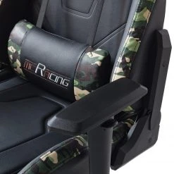 Furnitive Chaise gamer mcRacing N51 - Imitation cuir / Matière plastique - Noir / Camouflage -Chaises Soldes 1000207826 201009 06321600045 DETAILS P000000001000207826
