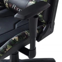 Furnitive Chaise gamer mcRacing N51 - Imitation cuir / Matière plastique - Noir / Camouflage -Chaises Soldes 1000207826 201009 06321600046 DETAILS P000000001000207826