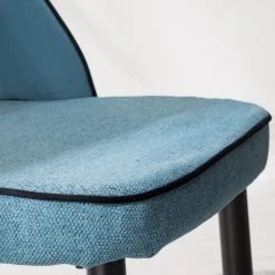 Jack & Alice Chaises capitonnées Jacky (lot de 2) - Tissu & velours / Métal - Gris chiné / Noir 22 Jack & Alice Chaises capitonnées Jacky (lot de 2) - Tissu & velours / Métal - Gris chiné / Noir -Chaises Soldes 1000208741 201229 16242300004 DETAILS P000000001000208741