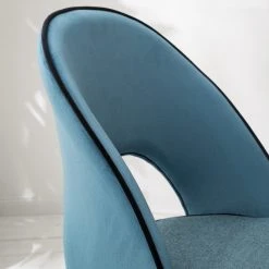 Jack & Alice Chaises capitonnées Jacky (lot de 2) - Tissu & velours / Métal - Gris chiné / Noir 26 Jack & Alice Chaises capitonnées Jacky (lot de 2) - Tissu & velours / Métal - Gris chiné / Noir -Chaises Soldes 1000208741 201229 16243300008 DETAILS P000000001000208741