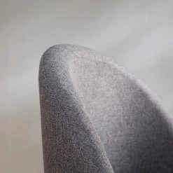 Mørteens Chaises capitonnées Jacklin II (2 él.) - Tissu / Métal - Imitation chêne - Gris clair -Chaises Soldes 1000208746 210106 06513400005 DETAILS P000000001000208746