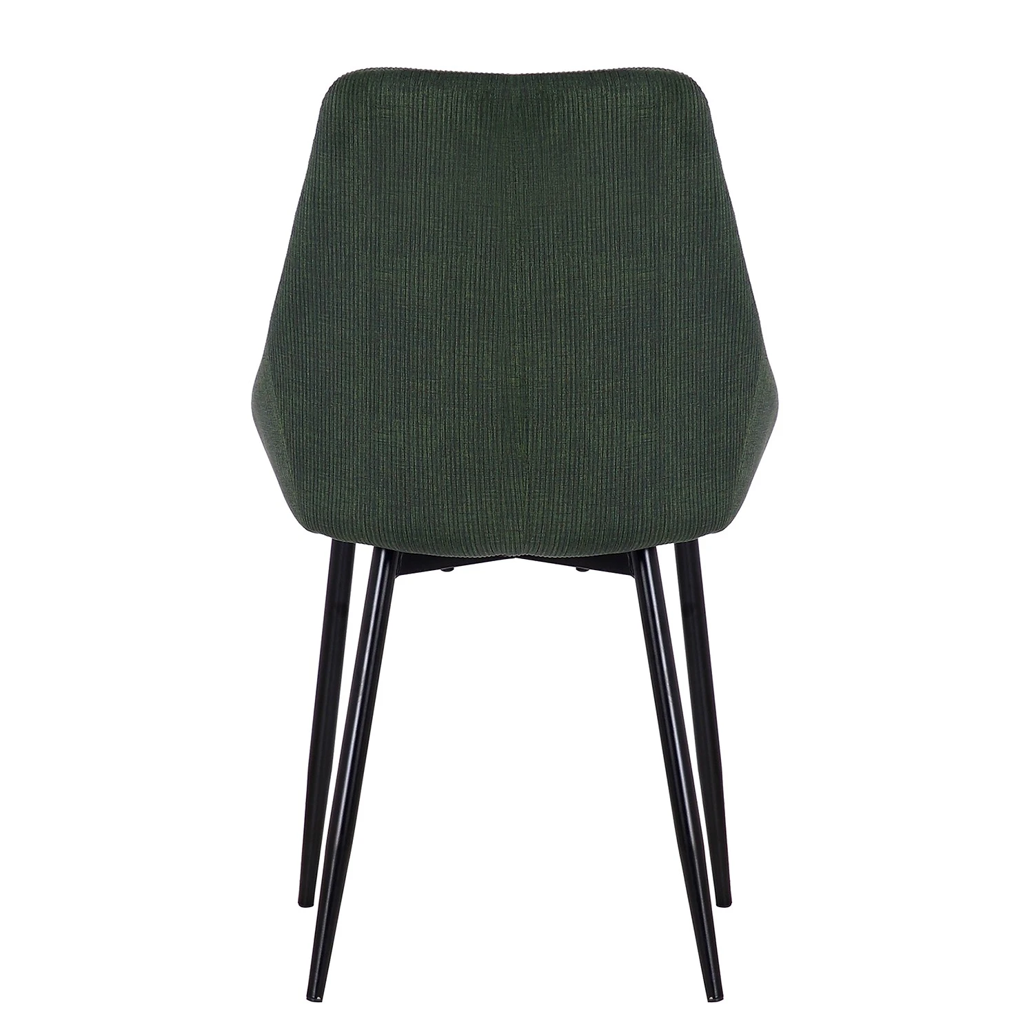 Jack & Alice Chaises capitonnées Beebe (lot de 2) - Vert foncé 9 Jack & Alice Chaises capitonnées Beebe (lot de 2) - Vert foncé – Image 7